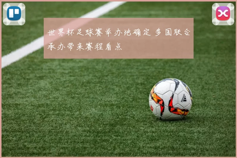 世界杯足球赛举办地确定 多国联合承办带来赛程看点